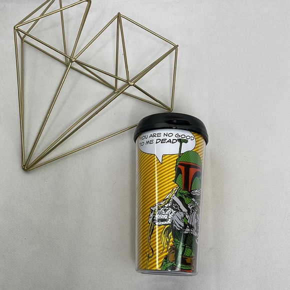 Star Wars Boba Fett Lidded Thermal Cup - Picture 1 of 7